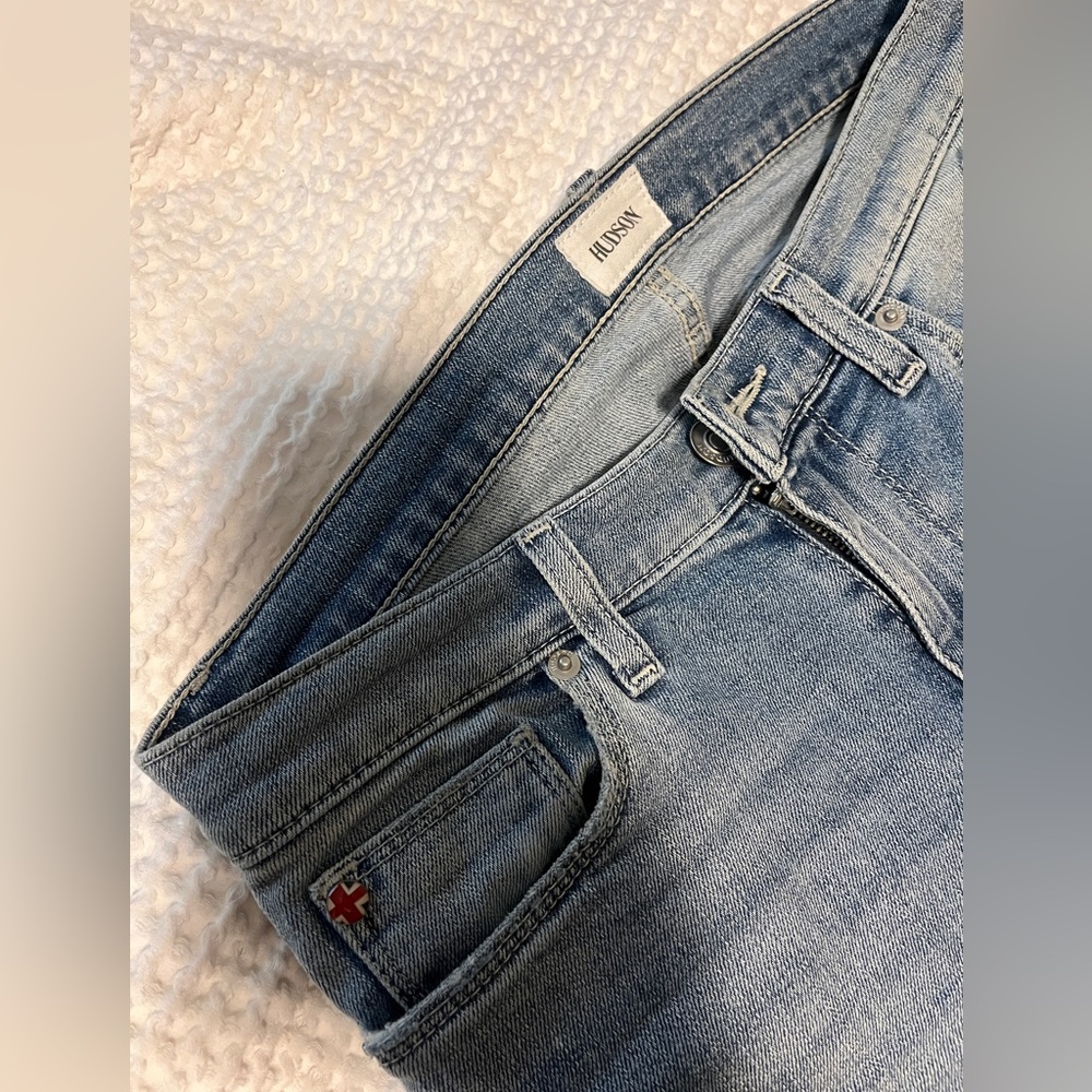 Hudson straight jeans